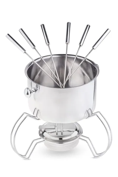 FONDUE RECTO CON ASAS ACERO